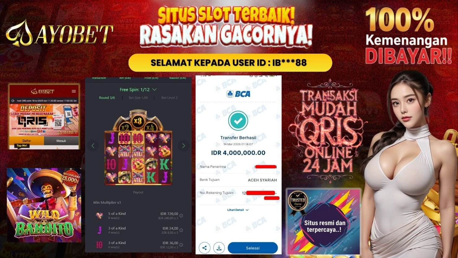 AYOBET JACKPOT SLOT WILD BANDITO